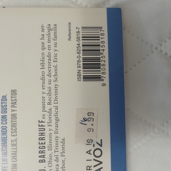 Libro - VERSICULOS BIBLICOS MAL UTILIZADOS por Eric J. Bargerhuff - Picture 4 of 4